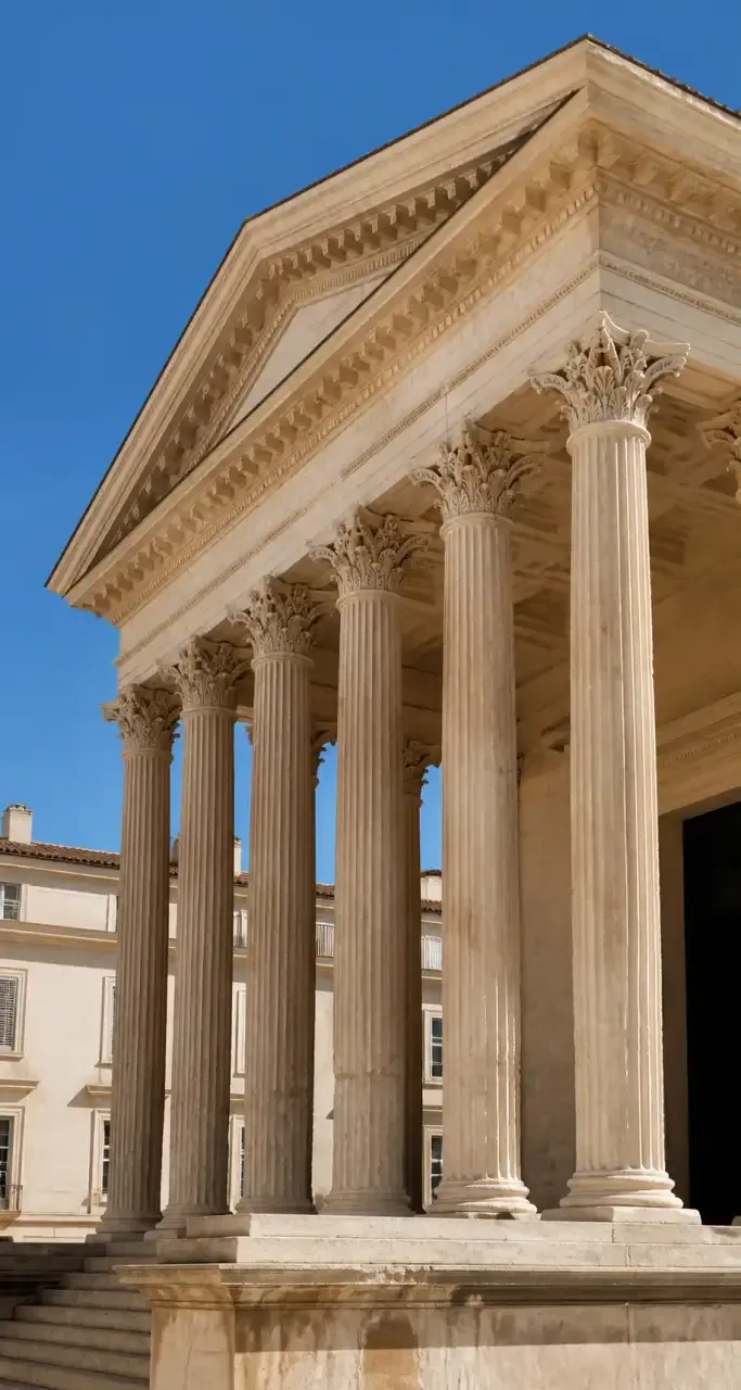 Maison Carrée, temple romain de Nîmes