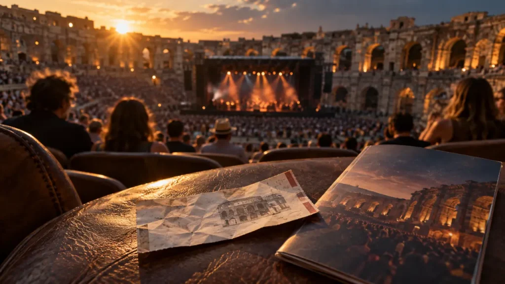 Arènes de Nîmes concert : billets et arènes romaines