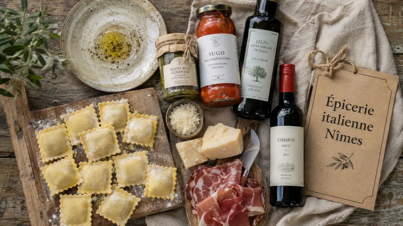 Épicerie italienne nîmes : bocaux, pâtes et huile d’olive
