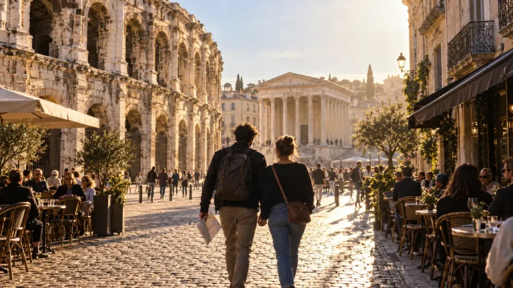 Visiter Nîmes à pied : le circuit d’une journée des Arènes à la tour Magne