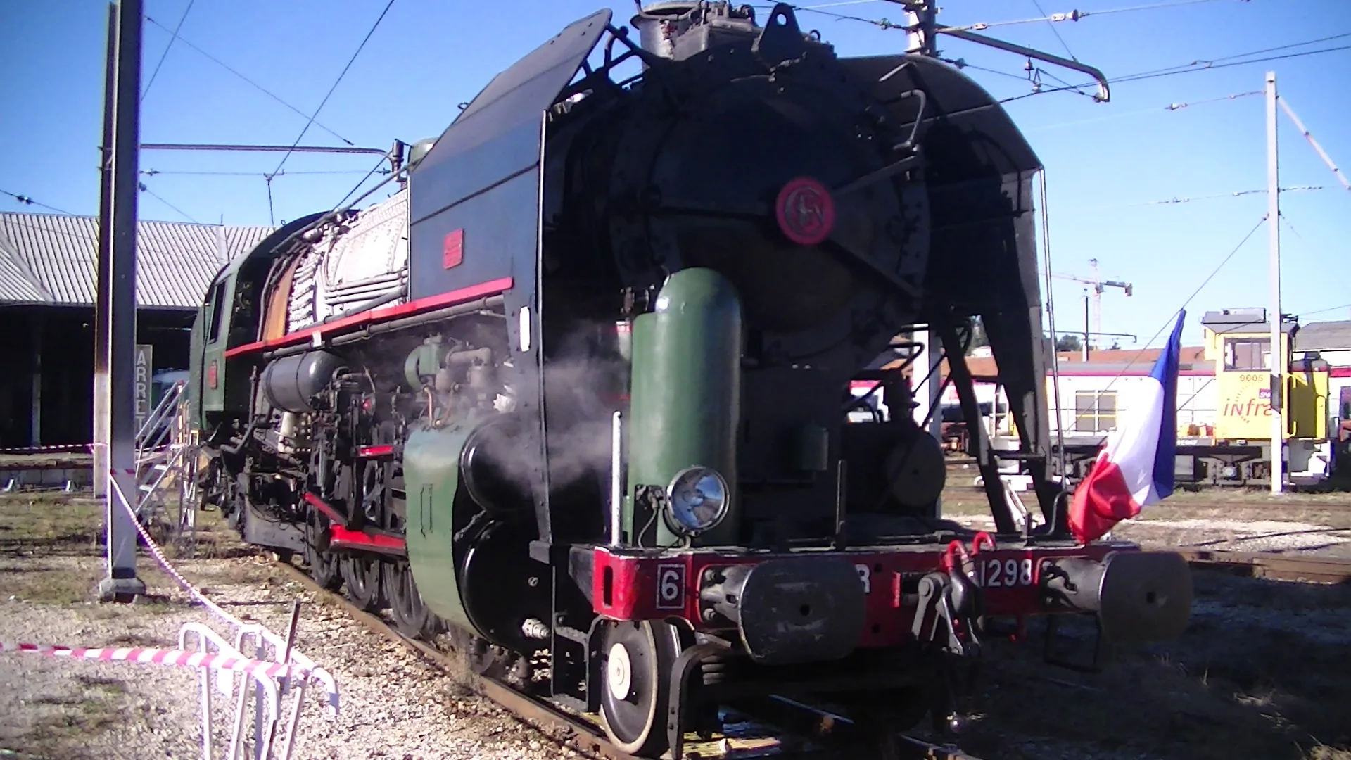 Locomotive 141 R 1298 lors des portes ouvertes à Nîmes en 2015