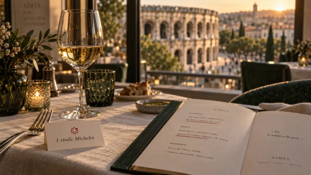 Restaurant Michelin à Nîmes : distinguez l’étoile, les menus et les avis avant de réserver