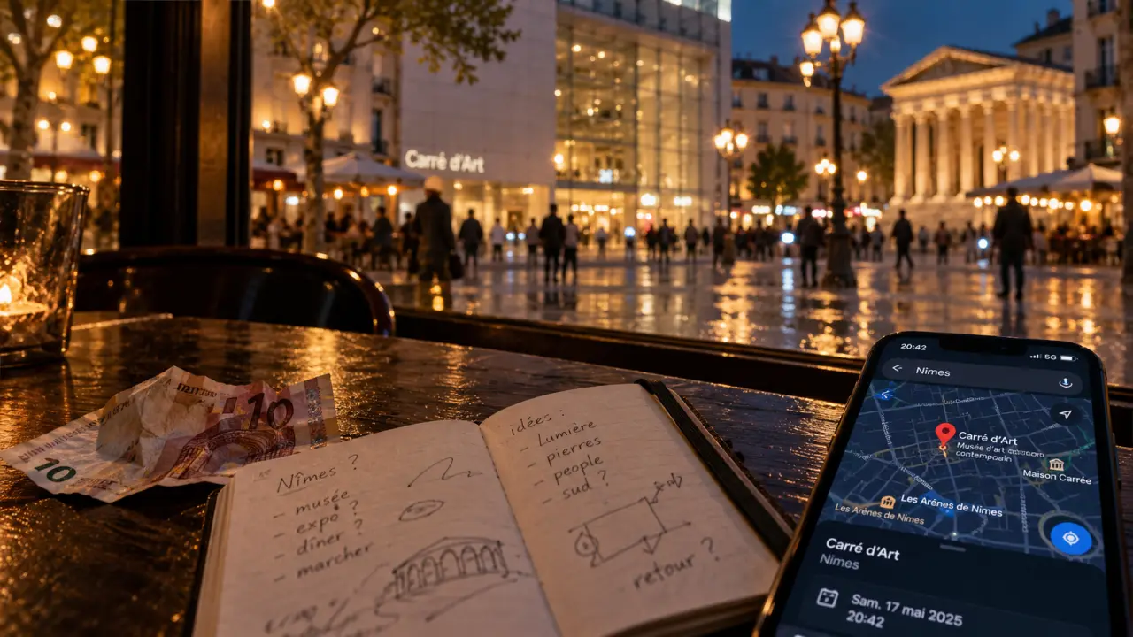 Sortir à Nîmes : billet, carnet et horaires sur carte