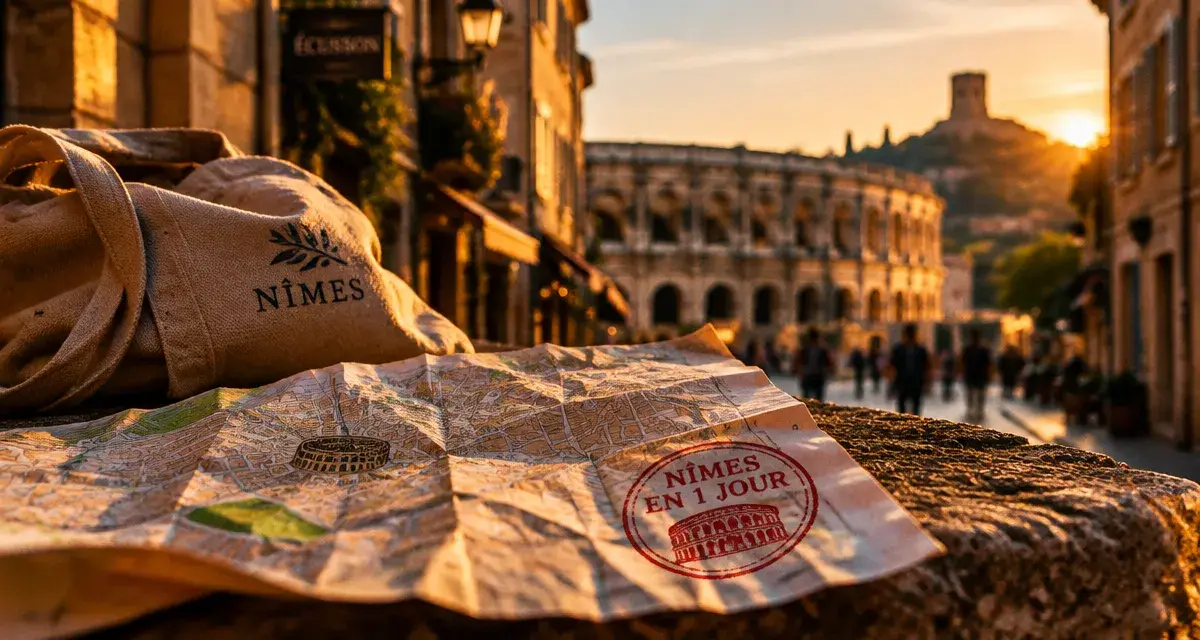 Visiter nîmes en 1 jour : Arènes et Tour Magne, golden hour